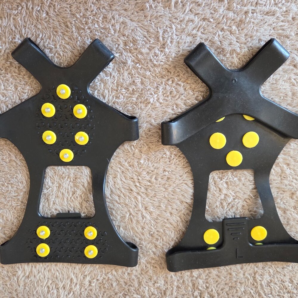 Ice Traction Cleats Size L – New, 10-Stud Pair